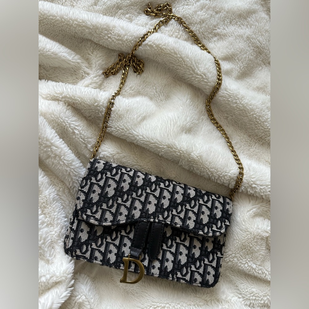 Christian Dior saddle purse